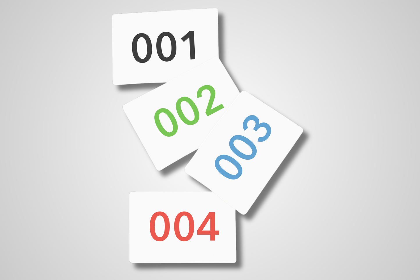 A photo of Bib Numbers in Stock from JM Band®. Purchase Race number in Red here.