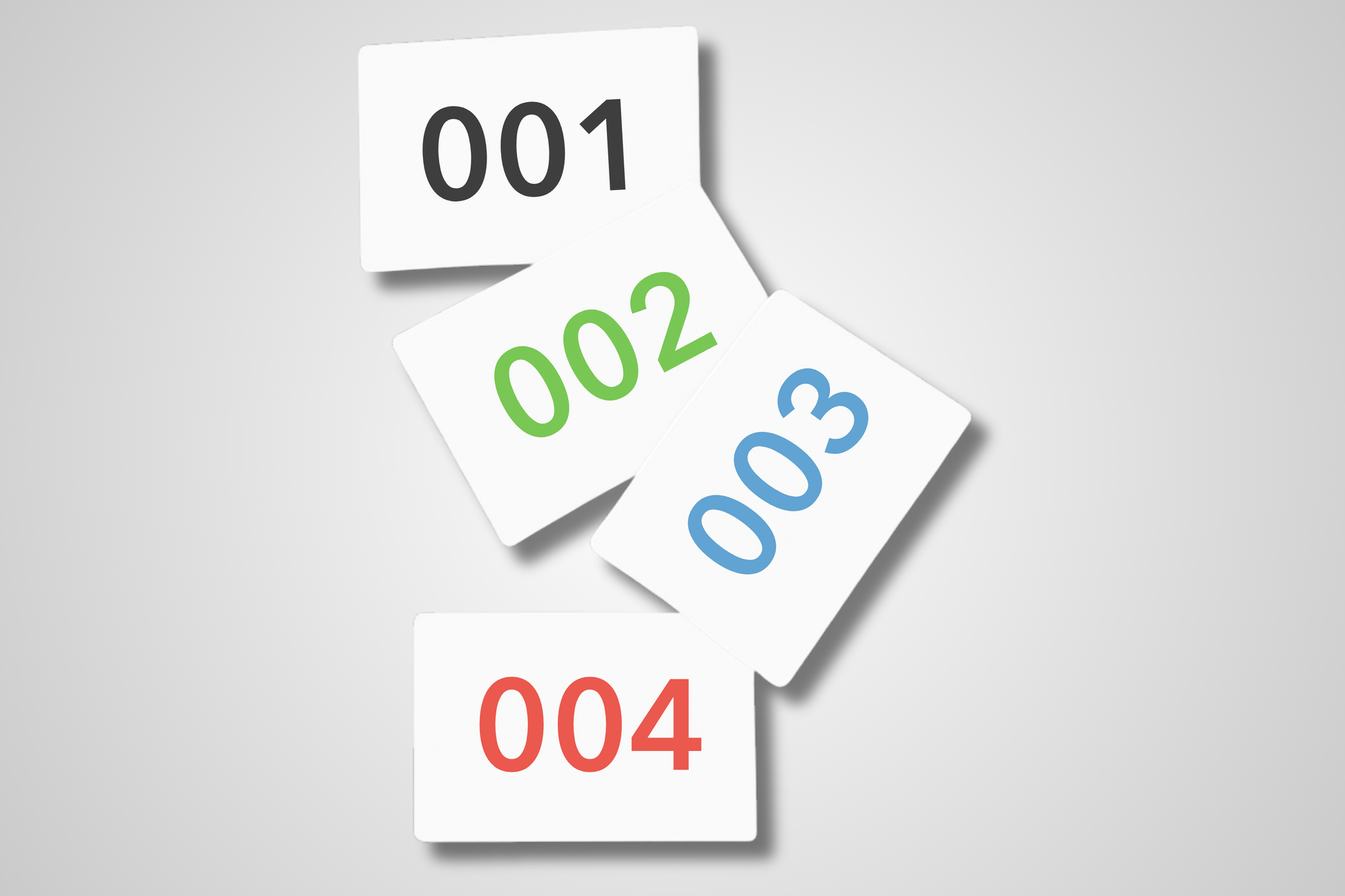 A photo of Bib Numbers in Stock from JM Band®. Purchase Race number in Red here.