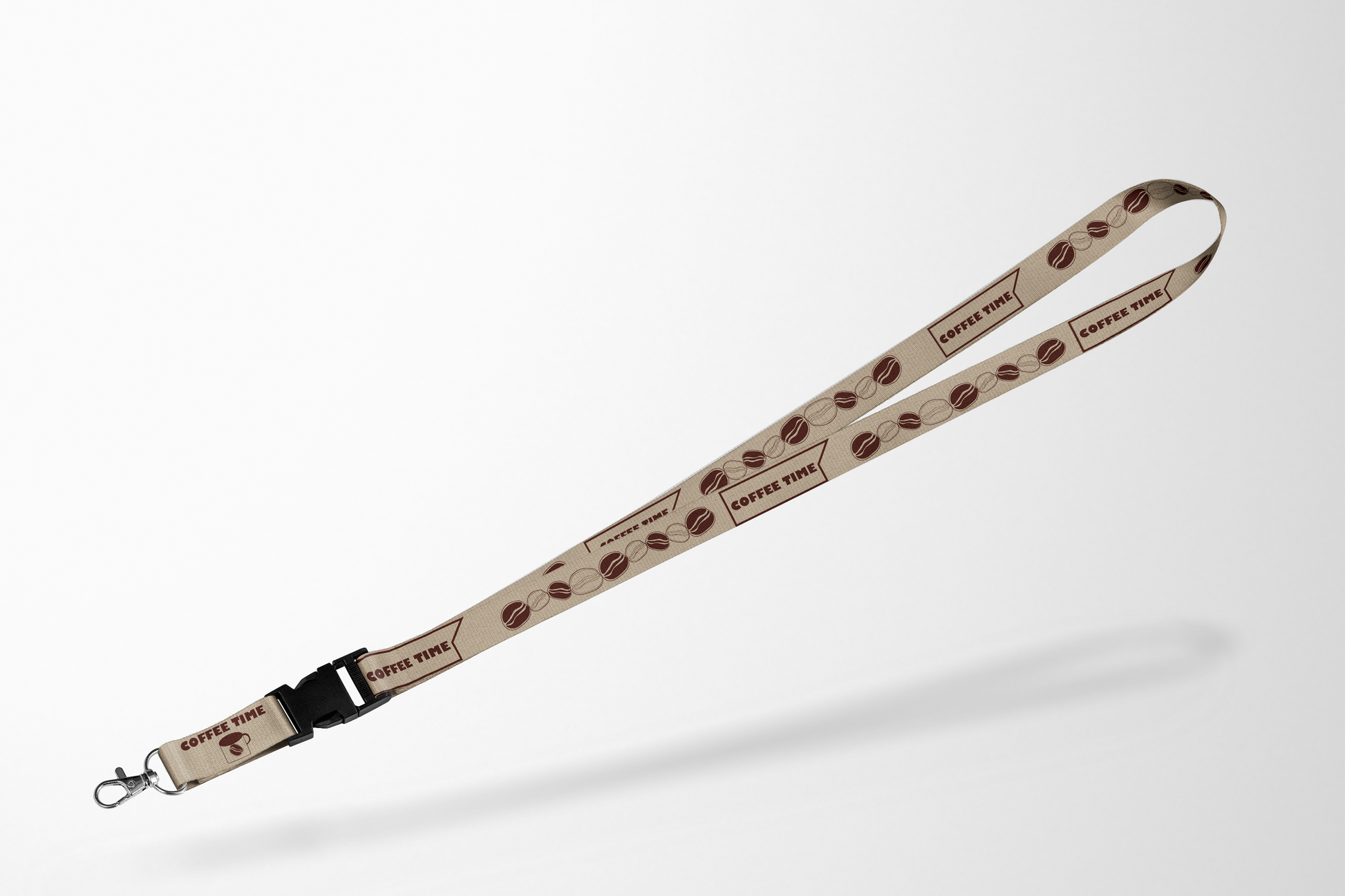 A photo of Cotton Lanyard with Print from JM Band®. Purchase Lanyards with Quick-Release + Breakaway here.