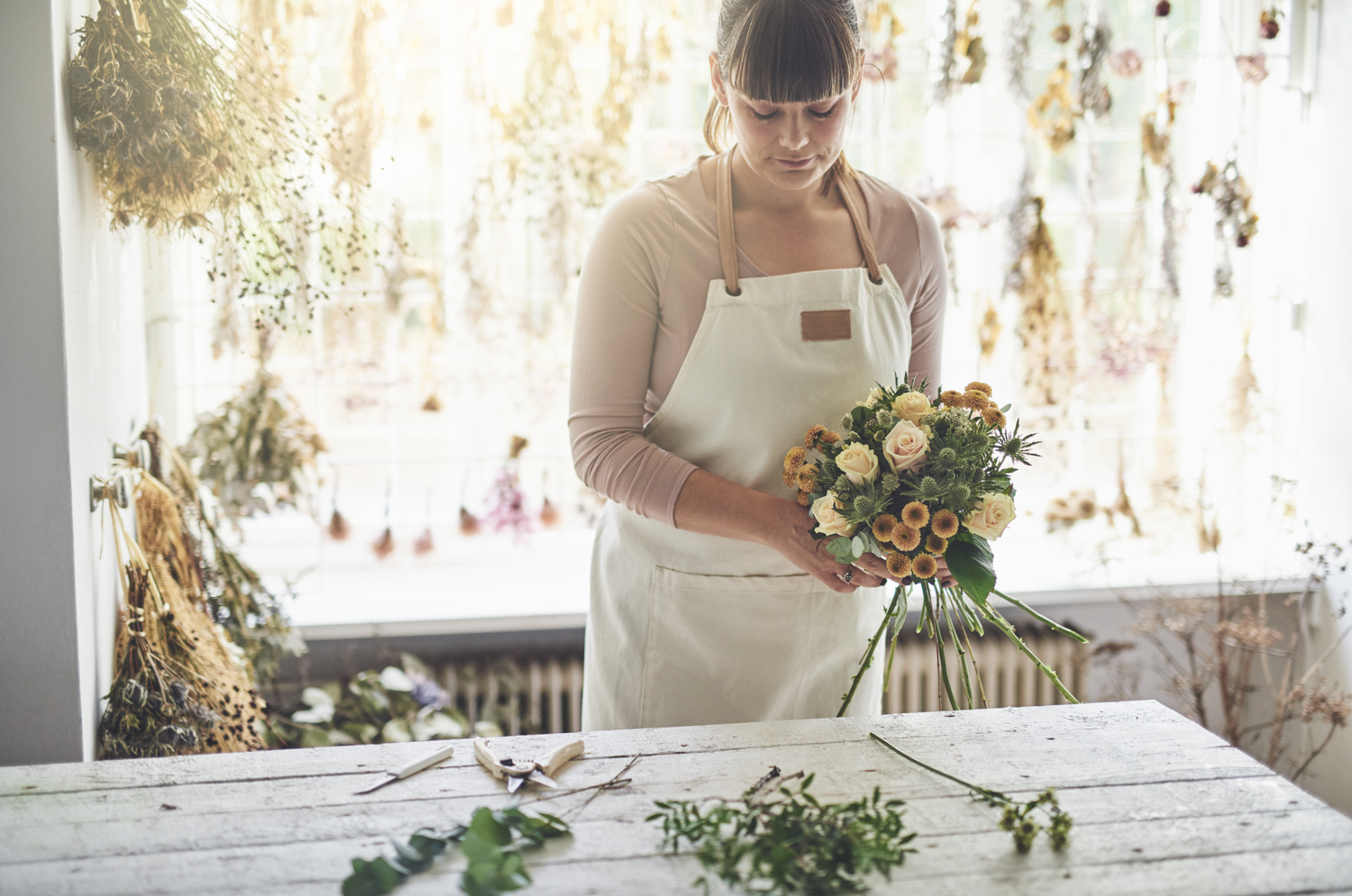 florist working