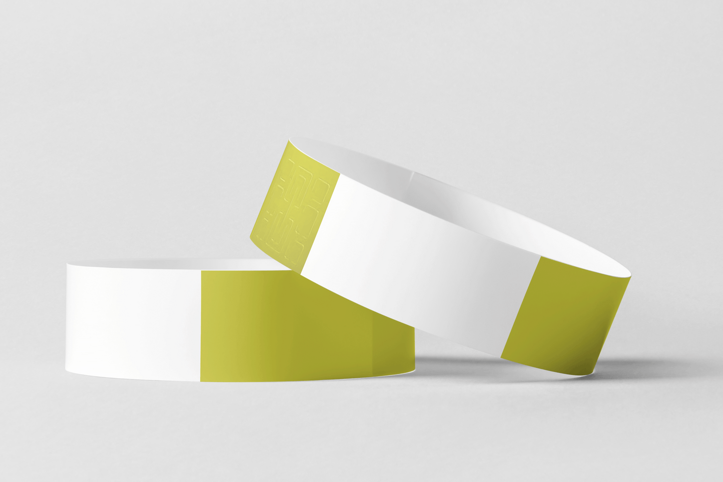 Thermal Wristbands in Roll Vinyl Wristbands JM Band® 1 Yellow