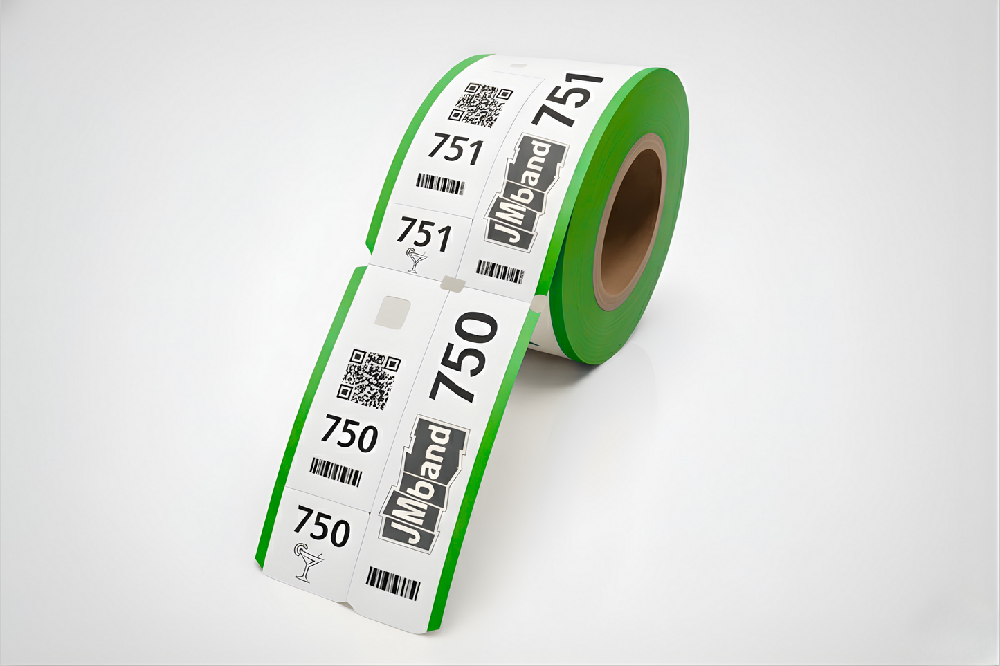 3-Part Cloakroom Tickets with Print