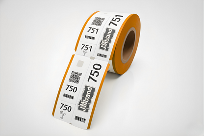 3-Part Cloakroom Tickets with Print