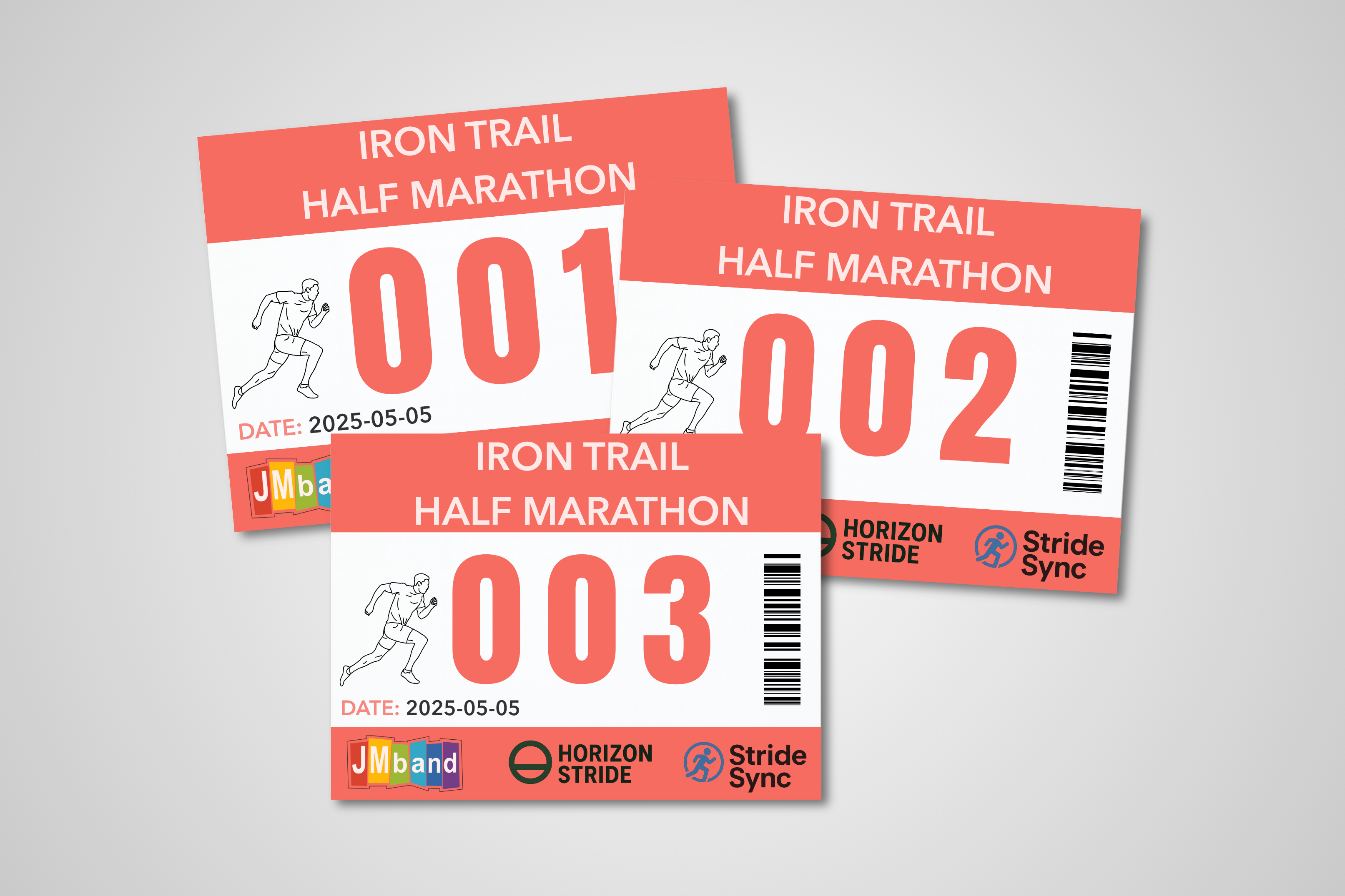 Bib Numbers with Print | Design online