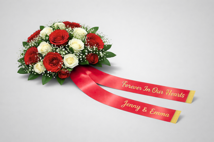 Bouquet Ribbon with Print