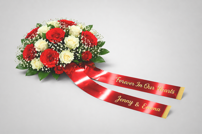 Bouquet Ribbon with Print