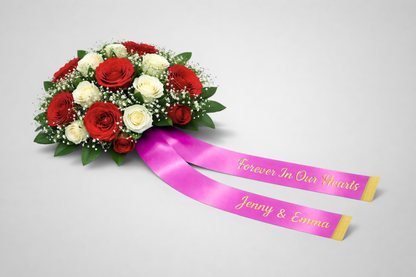 Bouquet Ribbon with Print