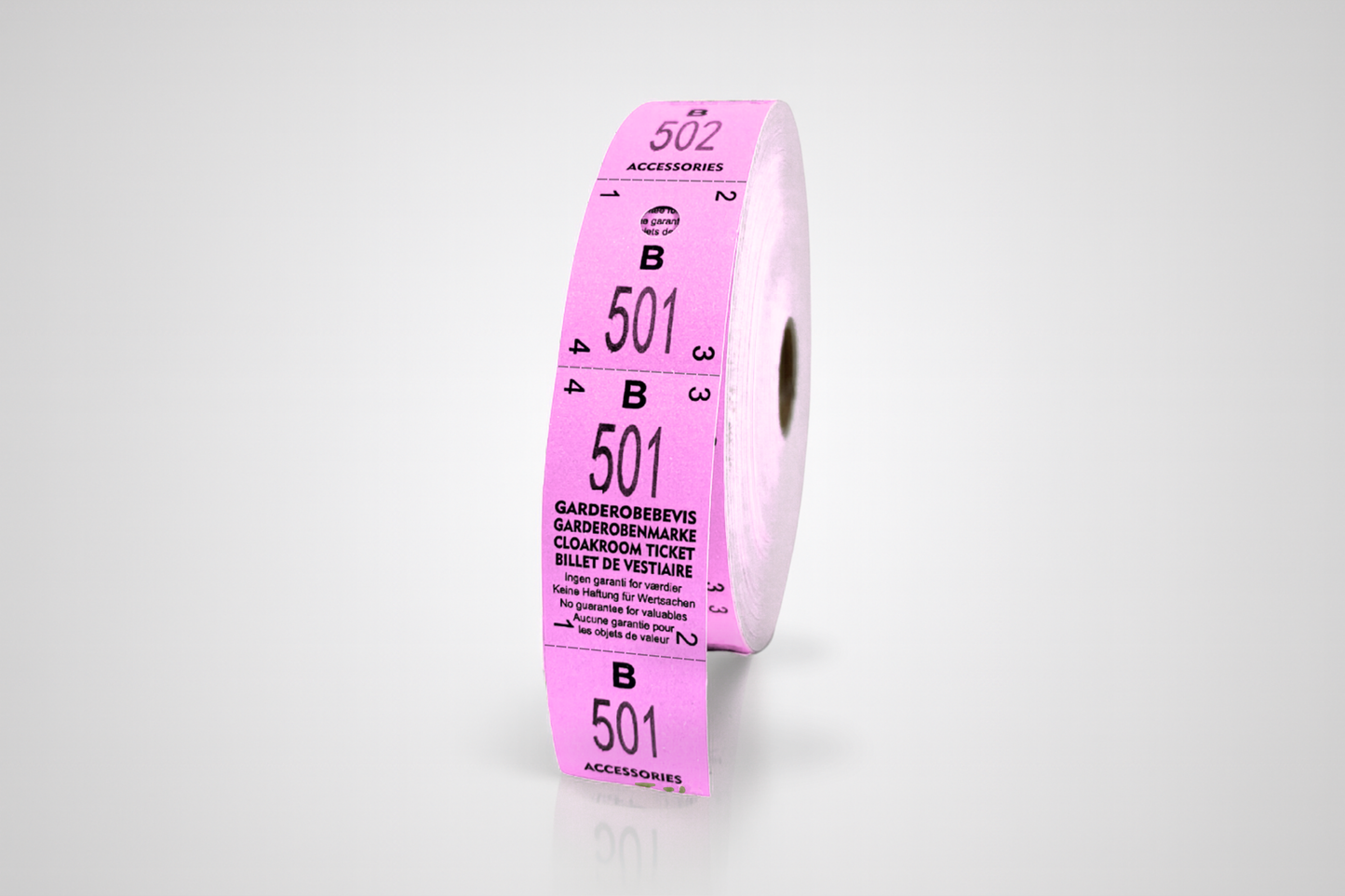 Brojevi za garderobu iz 3 dijela