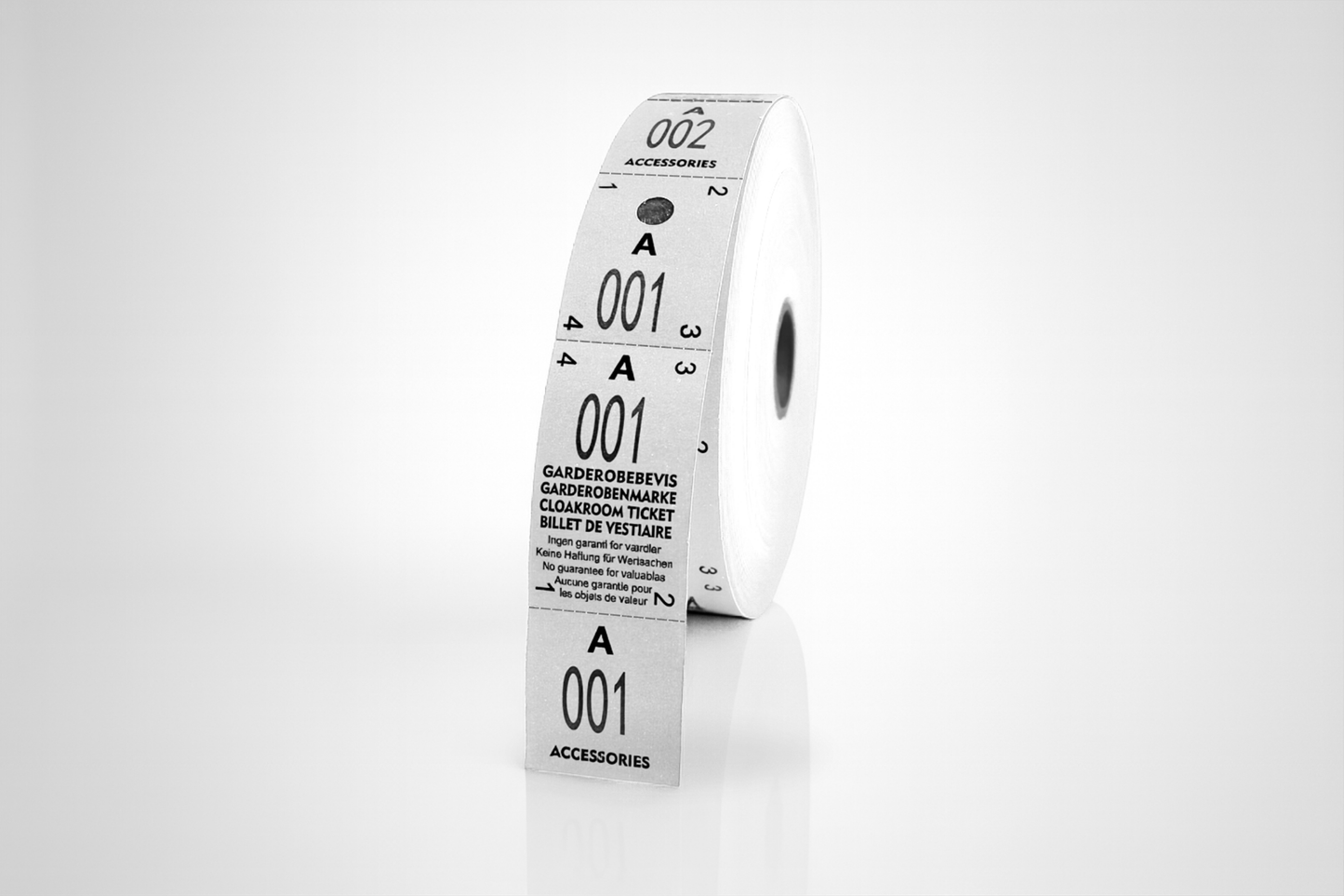 Brojevi za garderobu iz 3 dijela