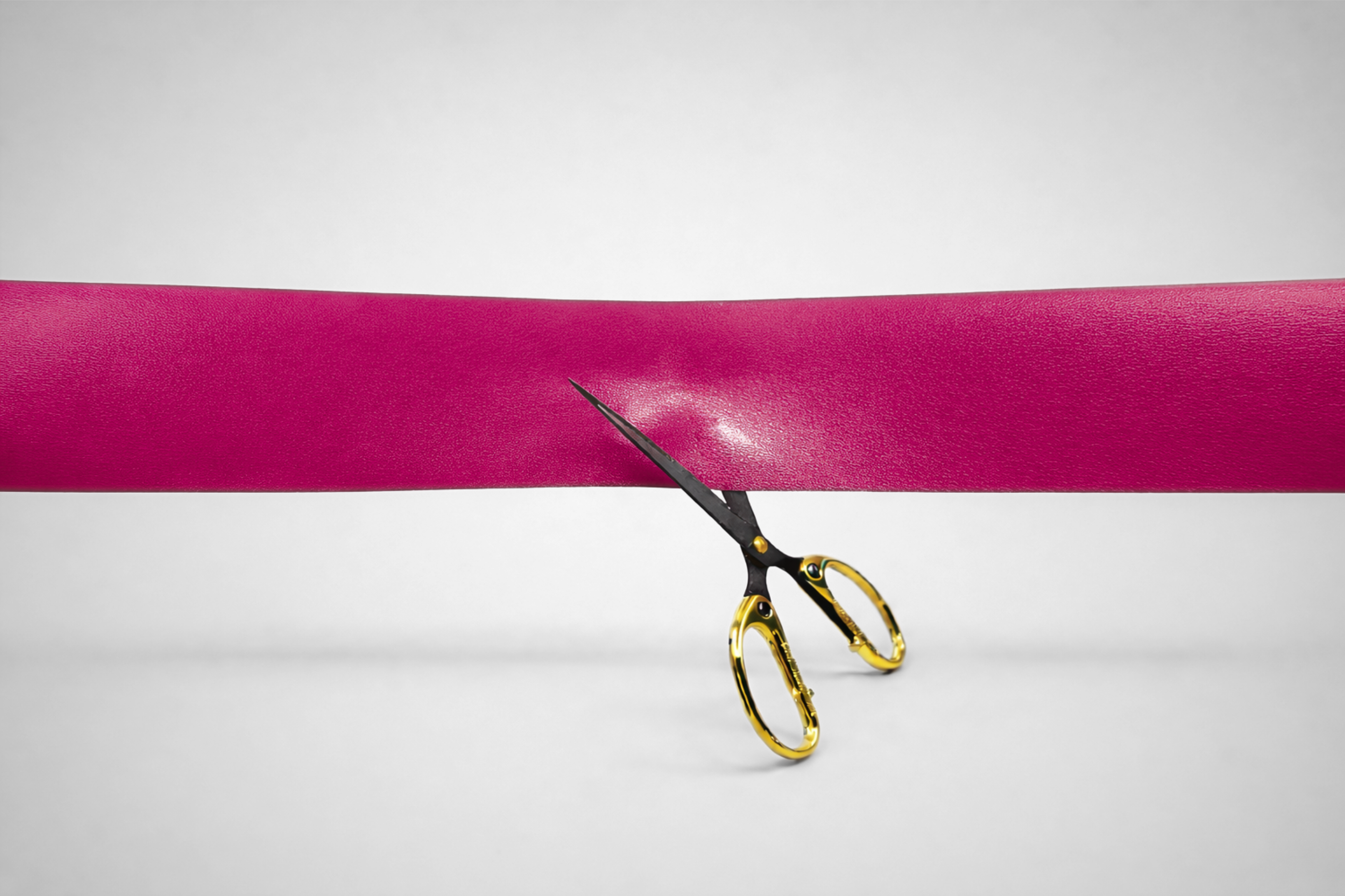 Coloured Inauguration Ribbons without Print