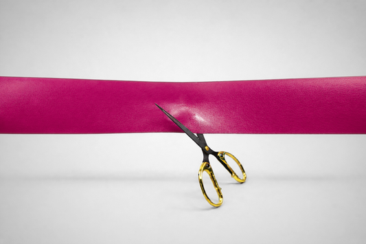 Coloured Inauguration Ribbons without Print