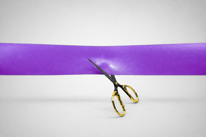 Panglici de inaugurare violet solide, fără imprimeu, de la JM Band®.