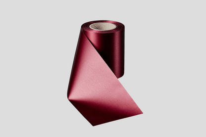 ECO Satin Ribbon Rolls 100 mm Ribbon JM Band® Wine Red  