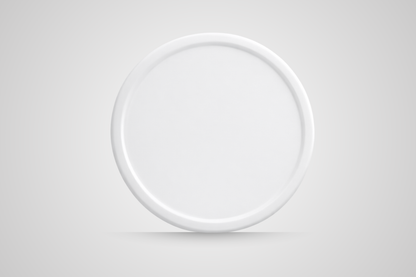 Blank white embossed drink token vouchers from JM Band®.