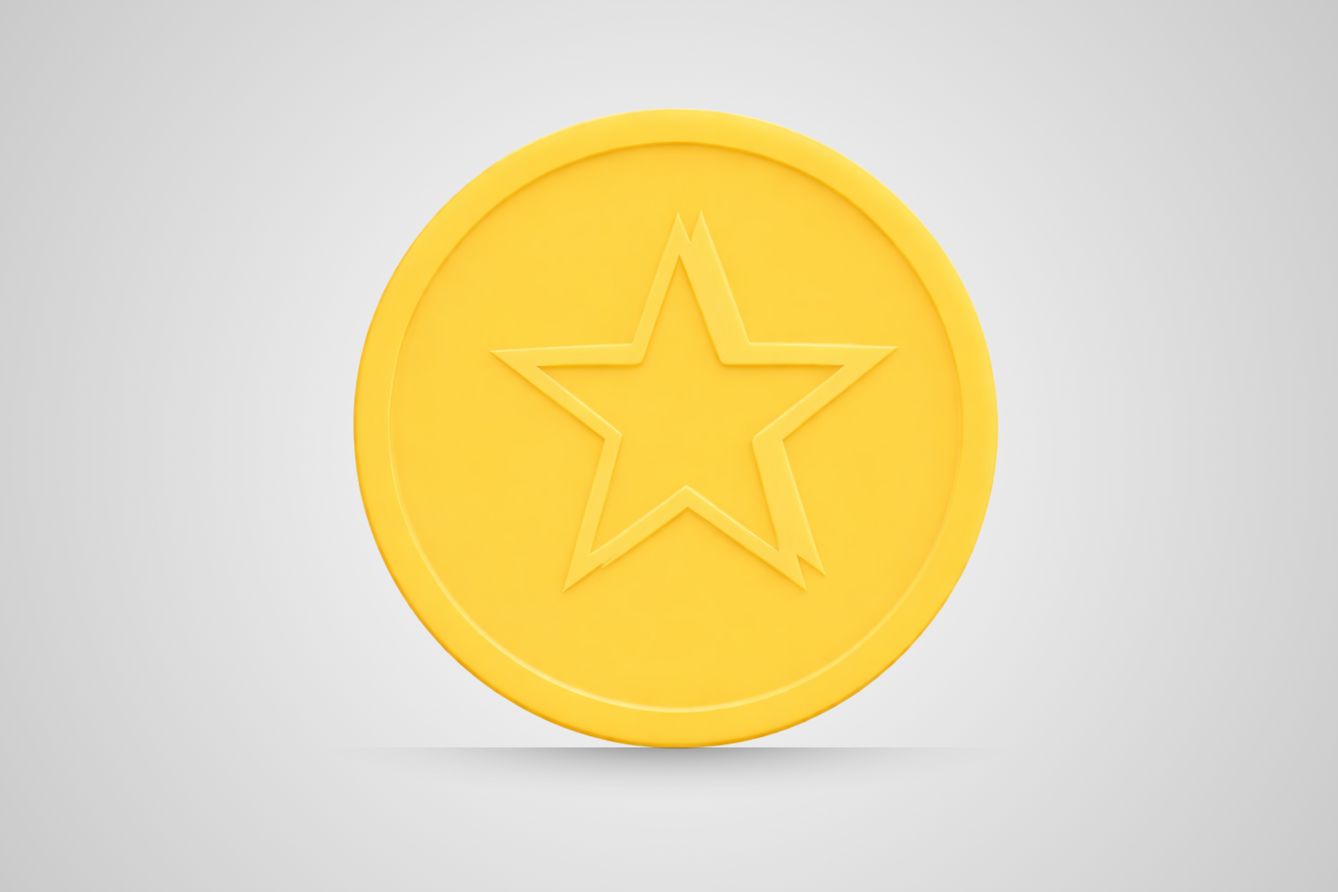 Embossed yellow drink token voucher from JM Band®.