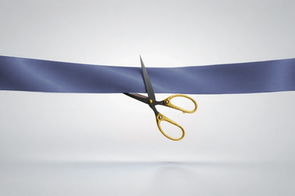 Sinine ökosatiinist ametisseastumise lint ilma trükita firmalt JM Band®.