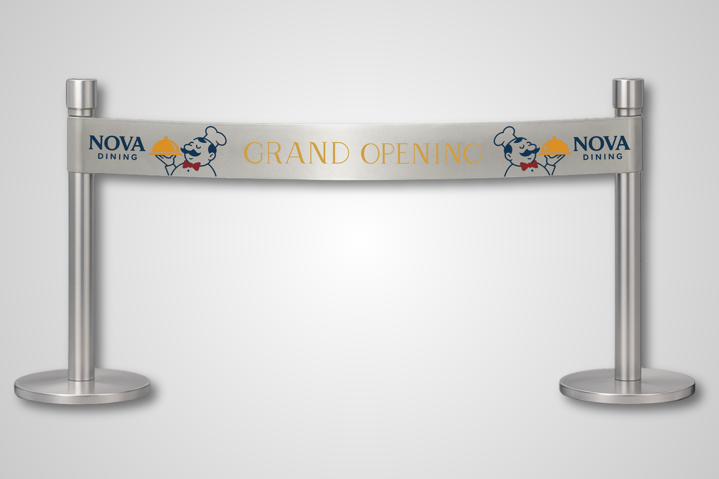 Inauguration Ribbon with Colour Print