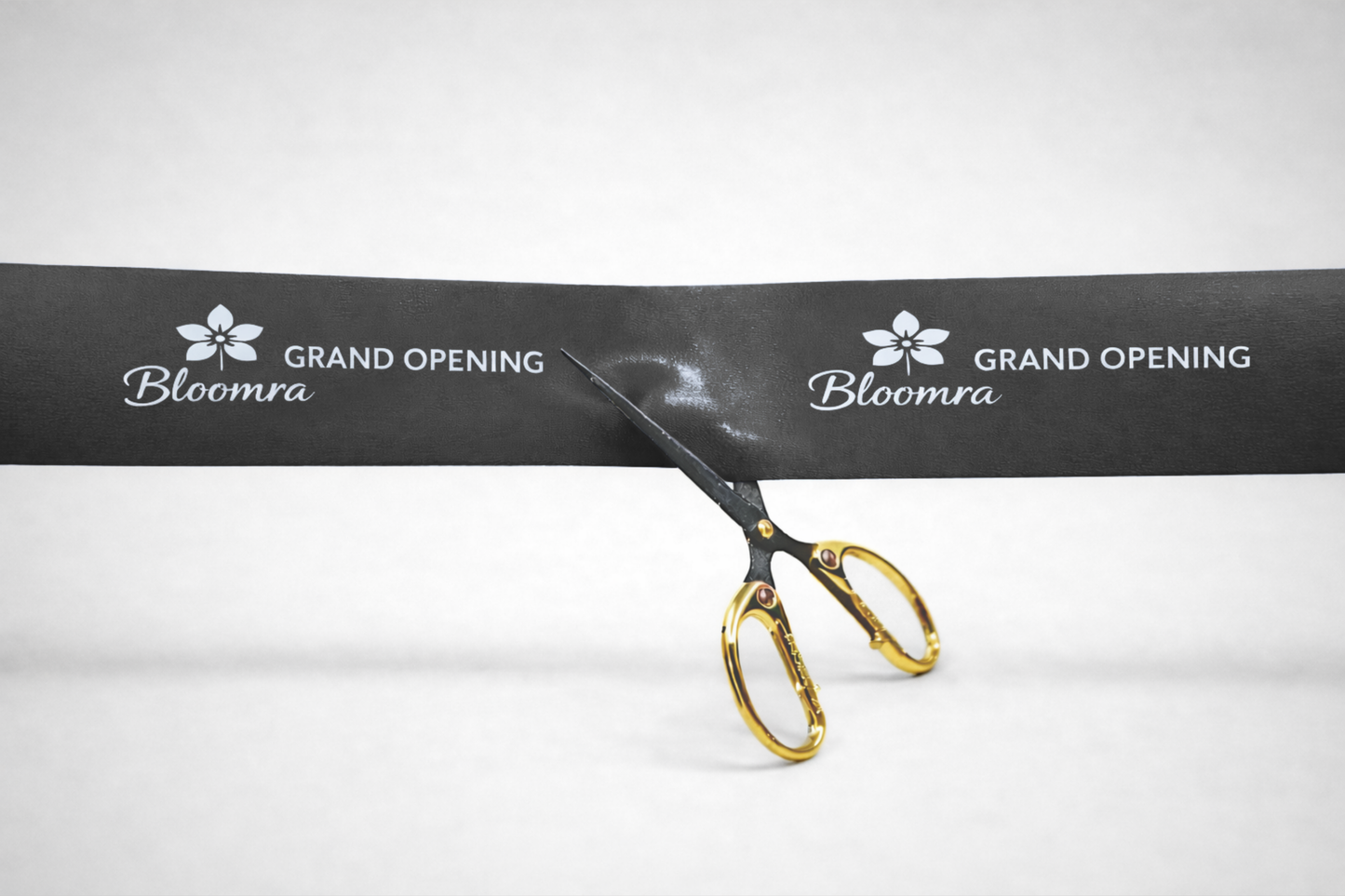 Panglică de inaugurare cu imprimeu