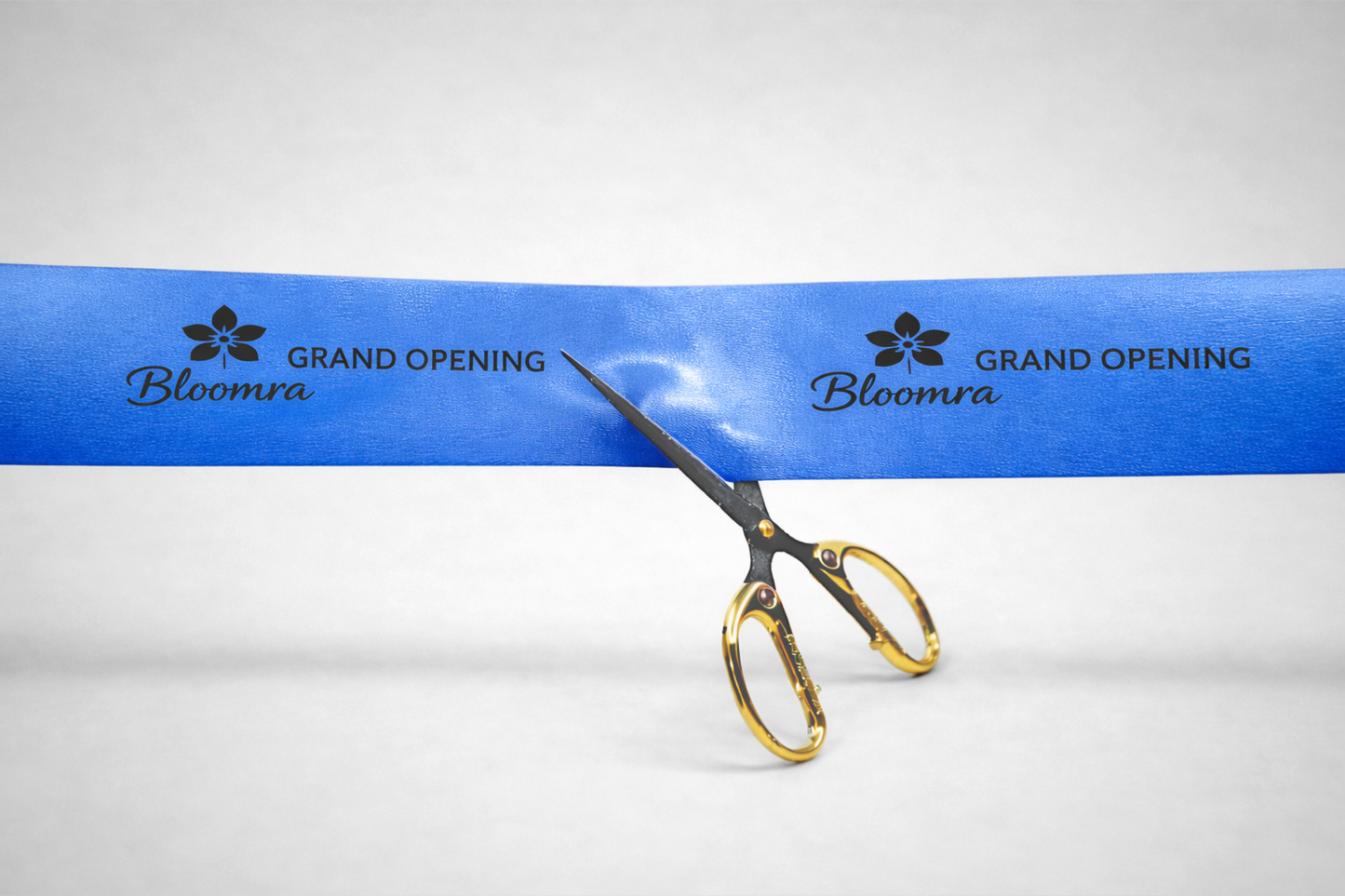 Panglică de inaugurare cu imprimeu