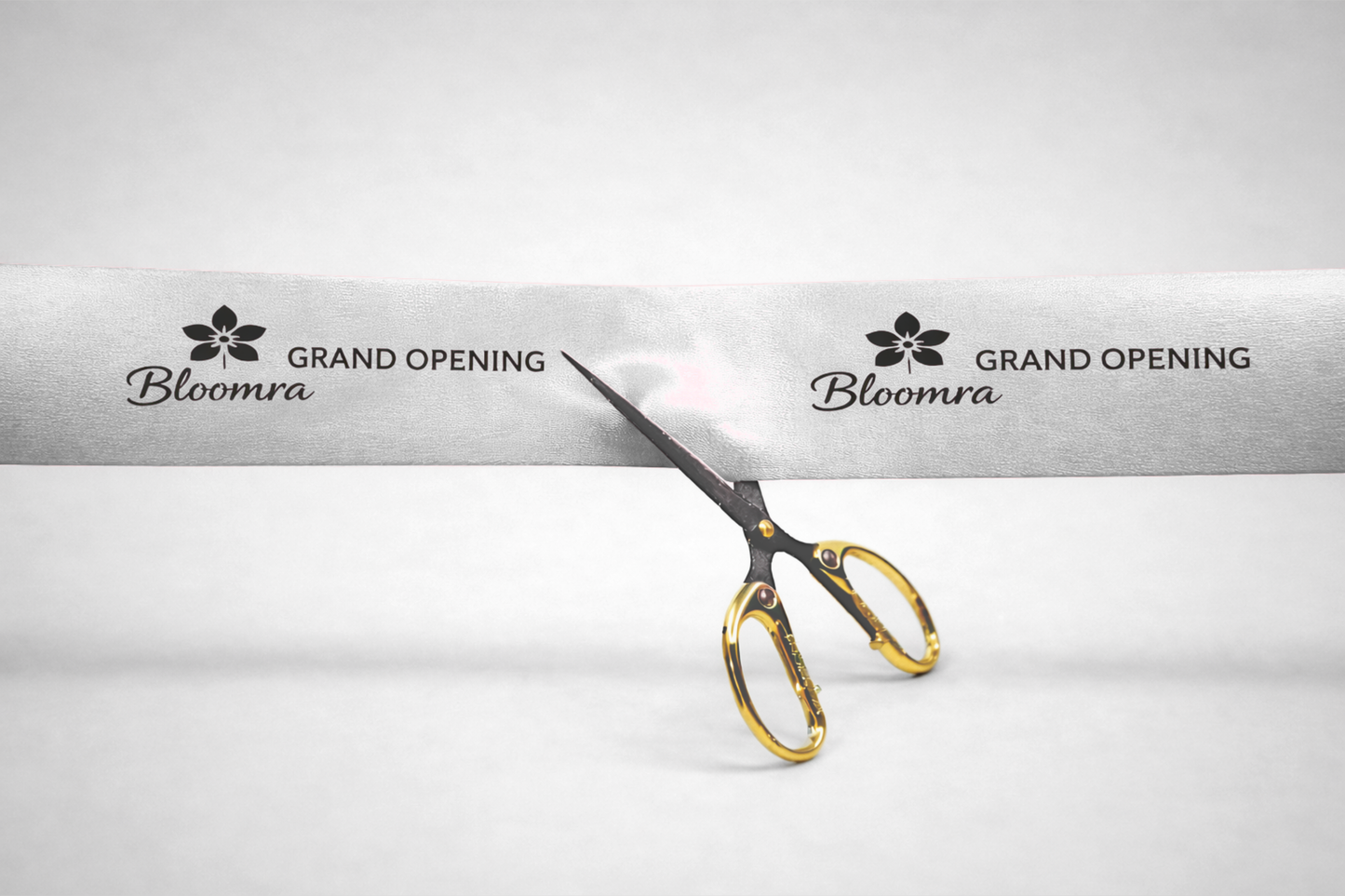 Panglică de inaugurare cu imprimeu