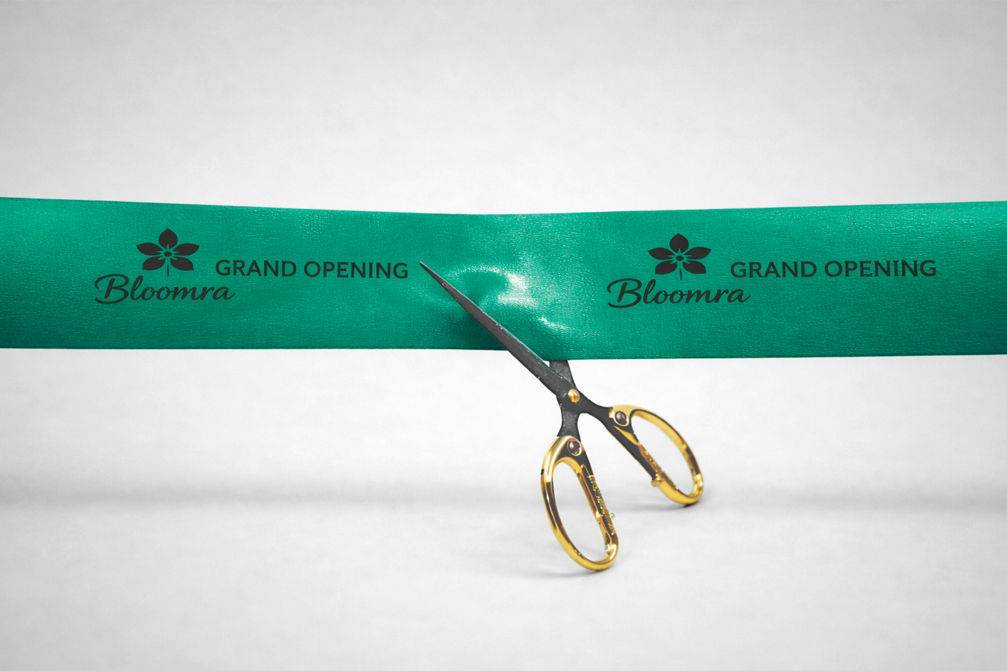 Panglică de inaugurare cu imprimeu