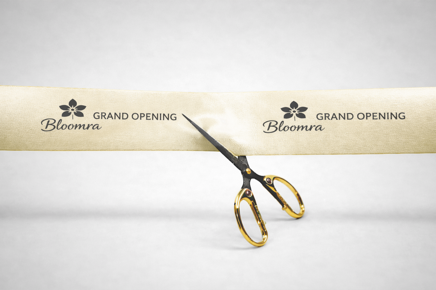 Panglică de inaugurare cu imprimeu