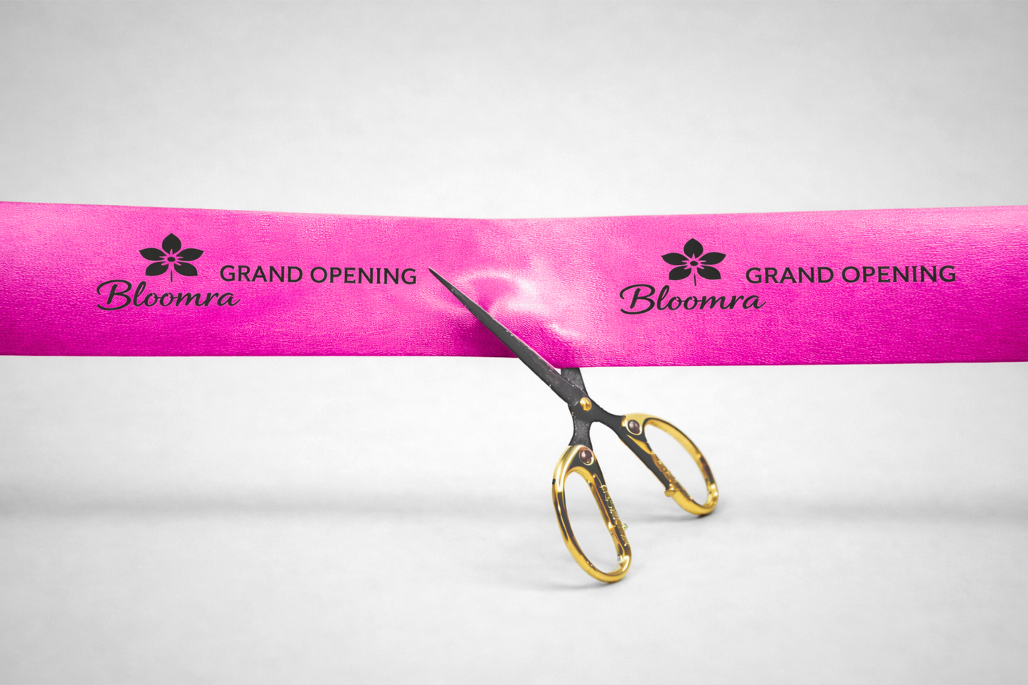 Panglică de inaugurare cu imprimeu