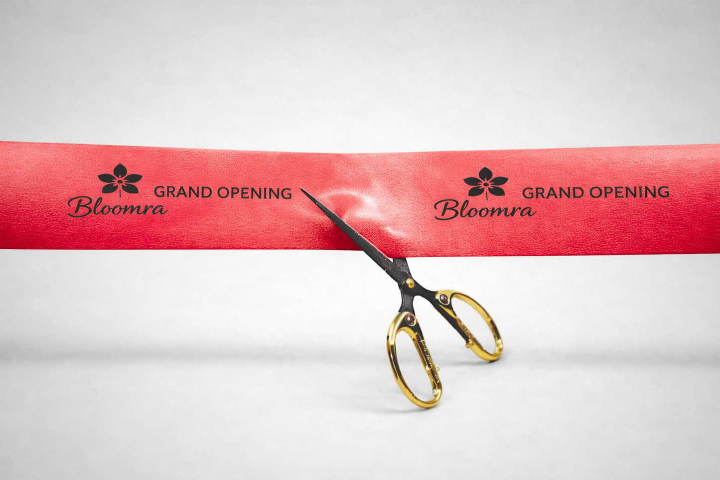 Panglică de inaugurare cu imprimeu