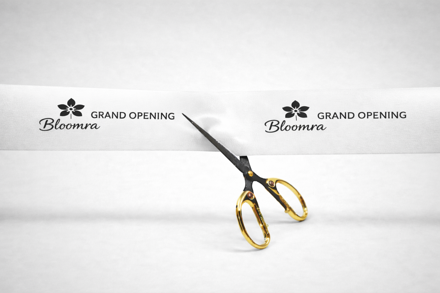 Panglică de inaugurare cu imprimeu