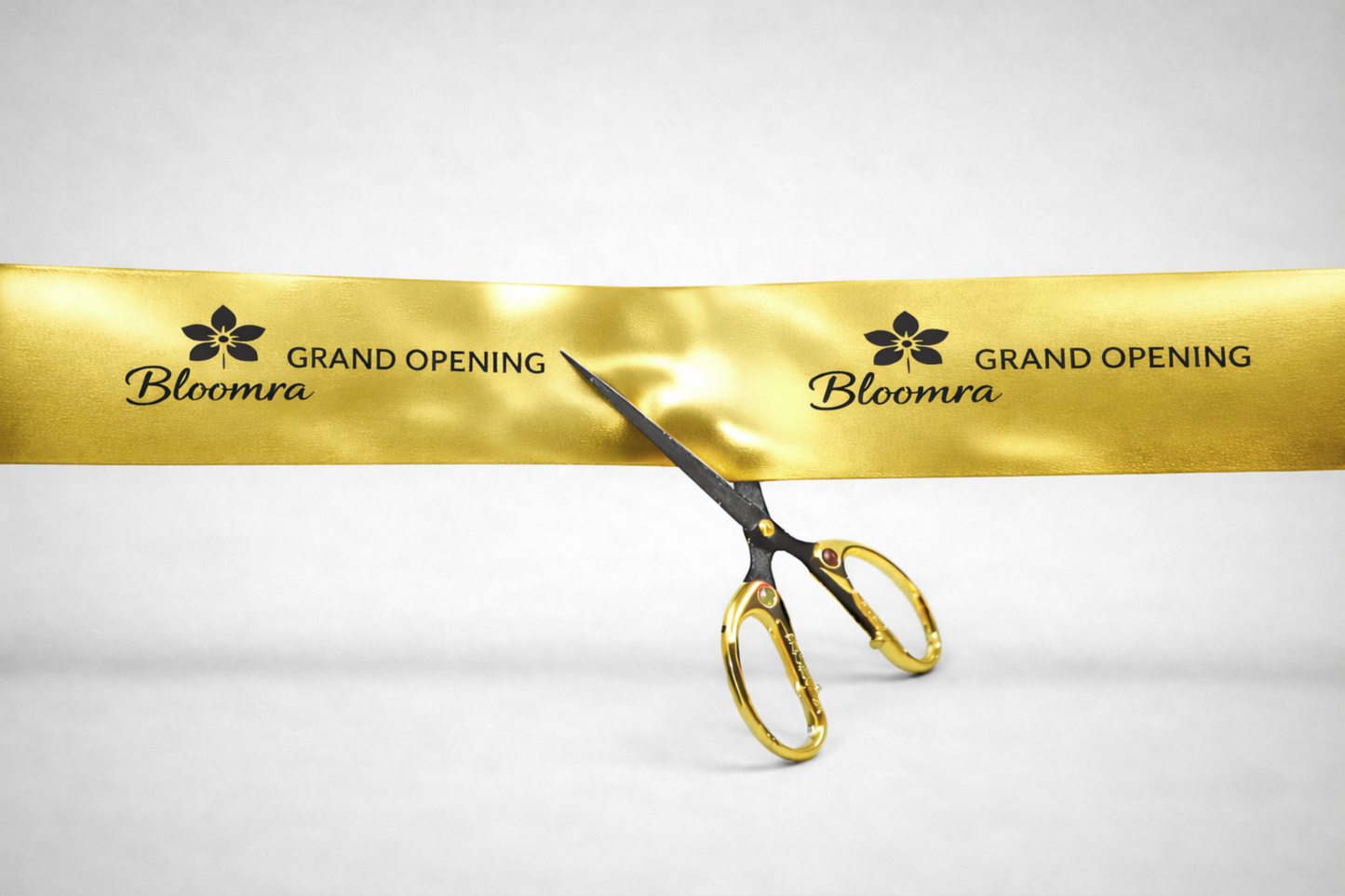 Panglică de inaugurare cu imprimeu