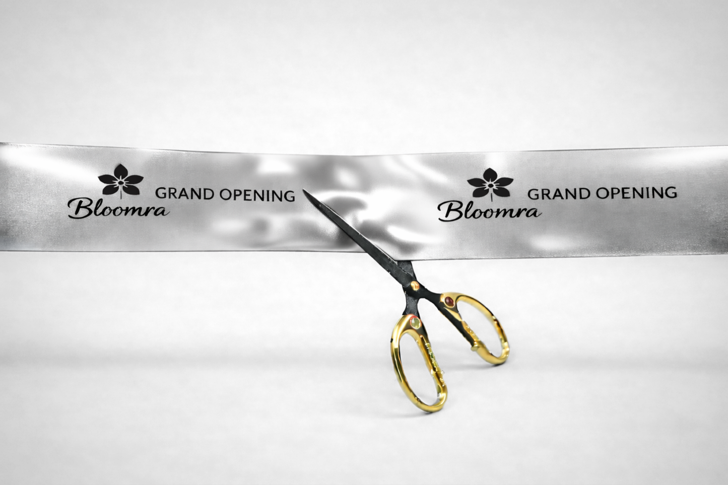 Panglică de inaugurare cu imprimeu