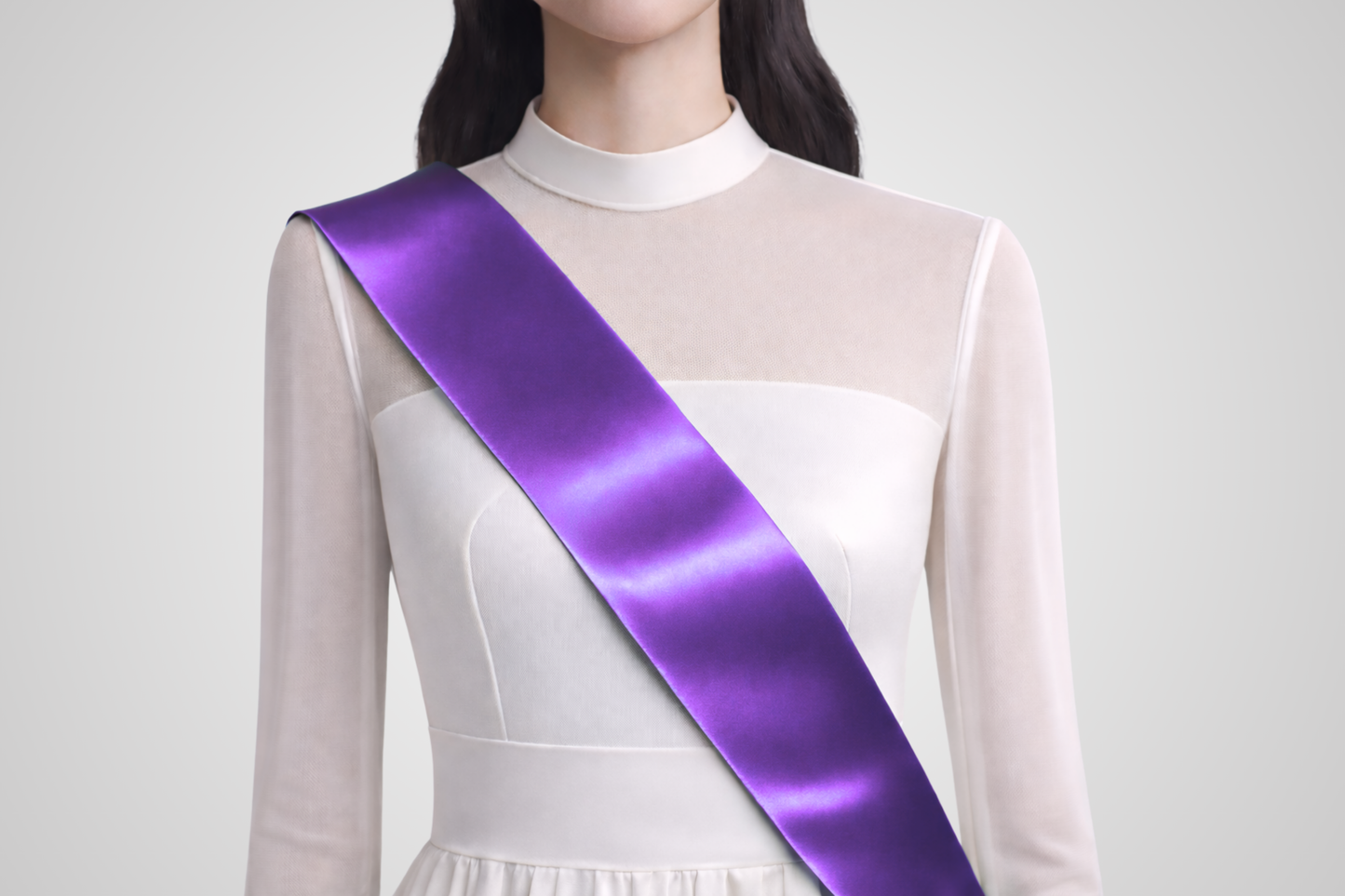ECO Satin Sashes without Print