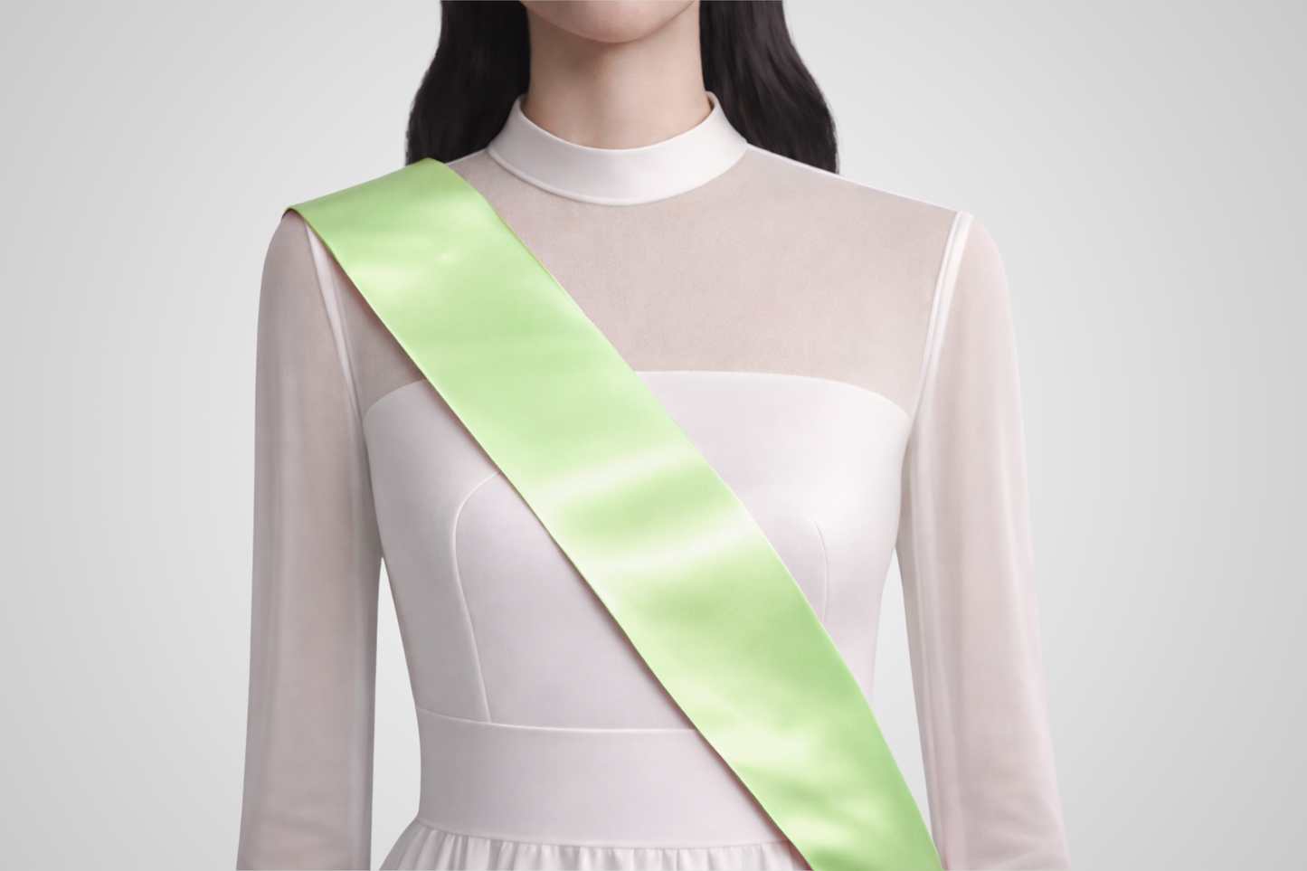 ECO Satin Sashes without Print