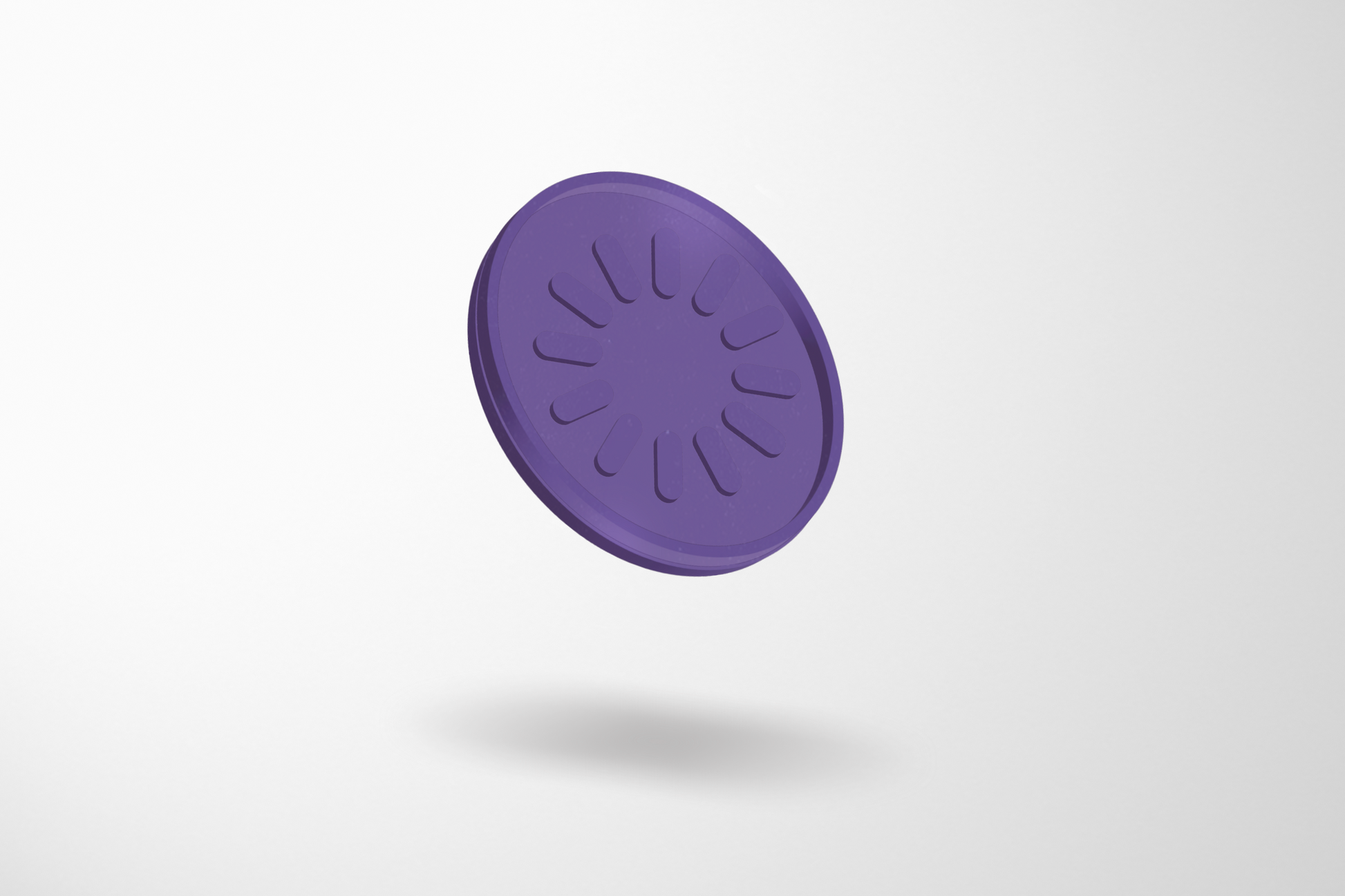 A photo of Embossed Plastic Tokens in Stock from JM Band®. Purchase Tokens in Yellow Star here.