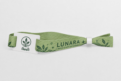 RFID Bamboo Fabric Wristbands with Print