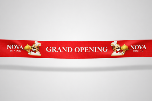 Inauguration Ribbon with Colour Print