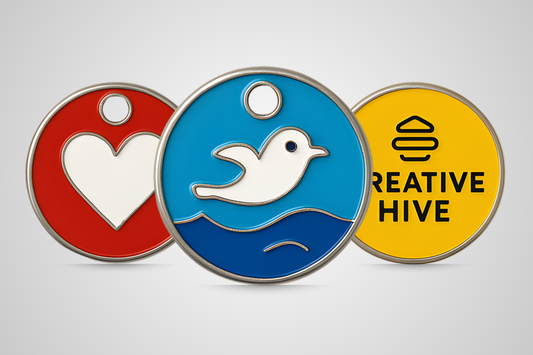 Trolley tokens with motifs from JM Band®.