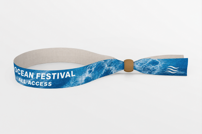 rPET Fabric Wristbands with Print