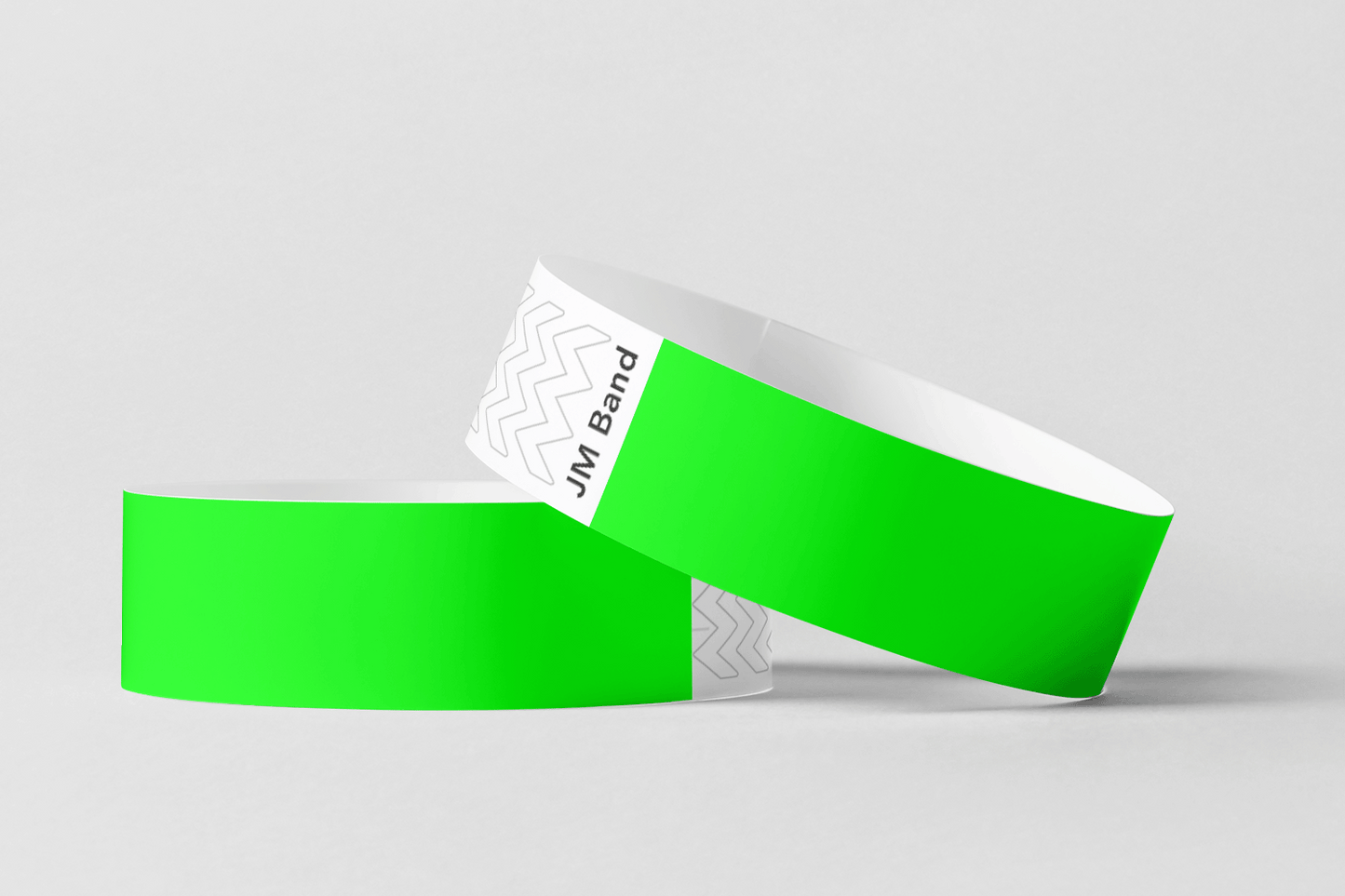 Paper Wristbands -  Plain Stock Paper wristbands JM Band EU 10 Green 